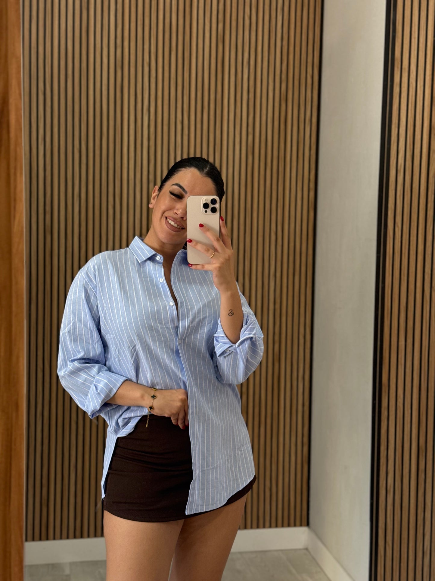 Camisa rayas oversize