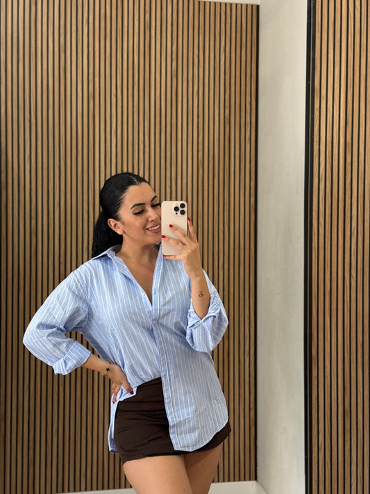 Camisa rayas oversize